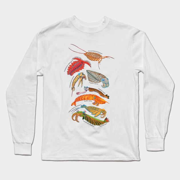 Anomalocaris Long Sleeve T-Shirt by NocturnalSea